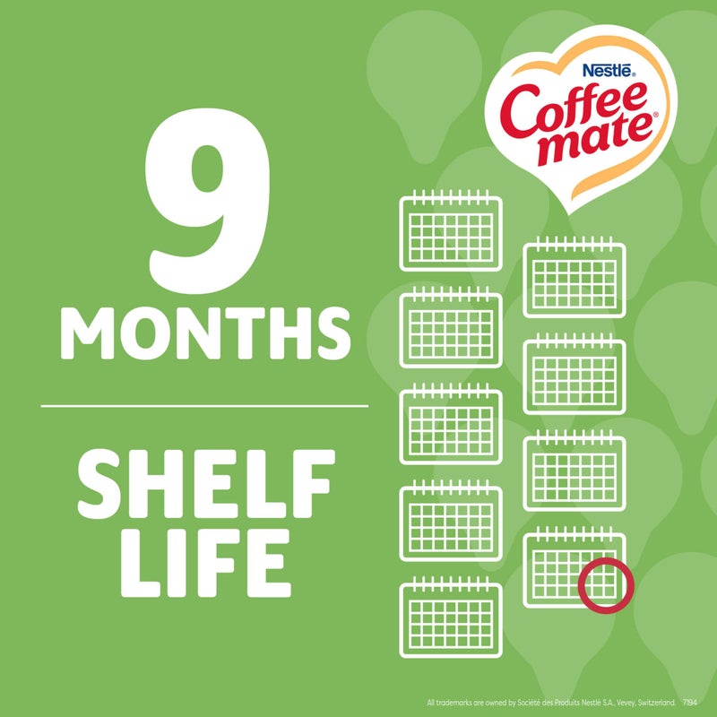 Coffee Mate Nestle Coffee mate Coffee Creamer, Irish Creme, Liquid Creamer Singles, Non Dairy, No Refrigeration, 0.375 fl oz Tubs (Pack of 200) - Image 5